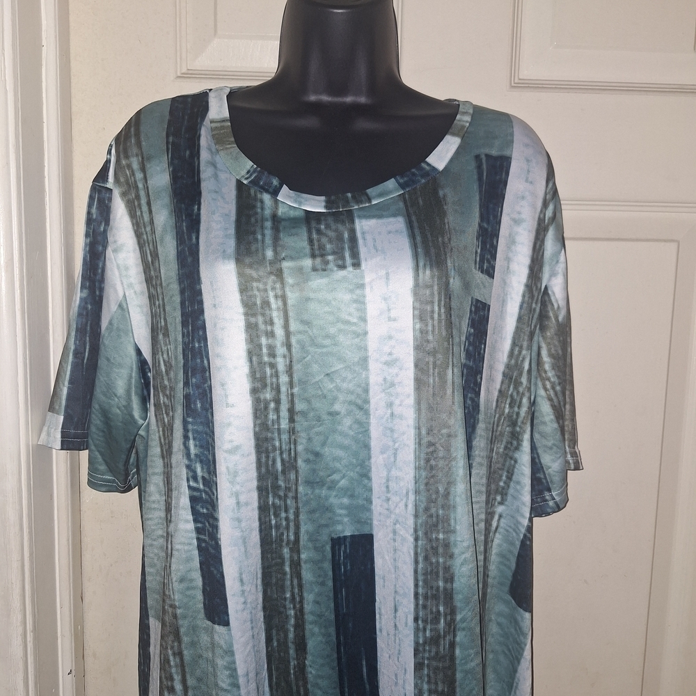 Green And White Dress 2XL